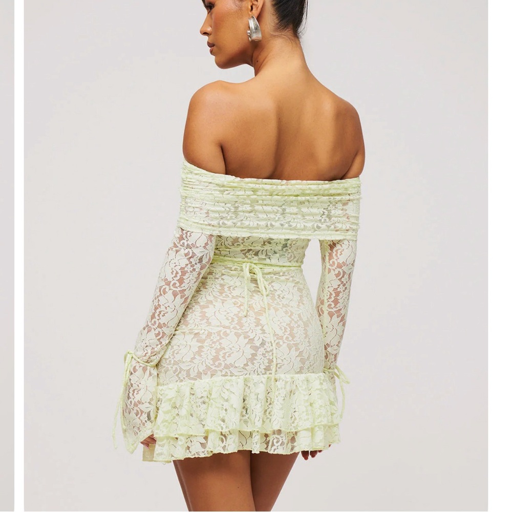 Lace mini dress